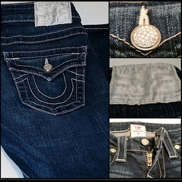 True Religion Swarovski Becky Boot Cut Jeans - Picture 6 of 9